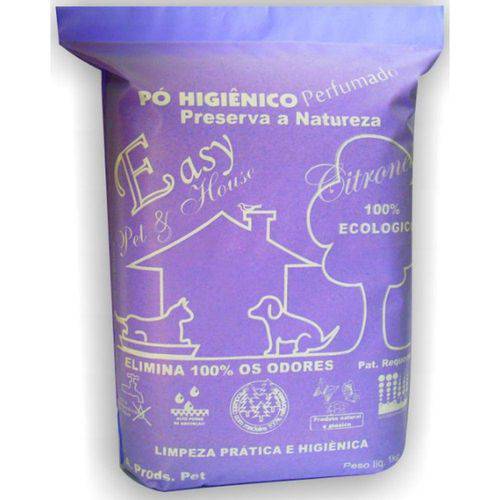 Tamanhos, Medidas e Dimensões do produto Pó Higiênico Easy Pet House Citronela 1 Kg