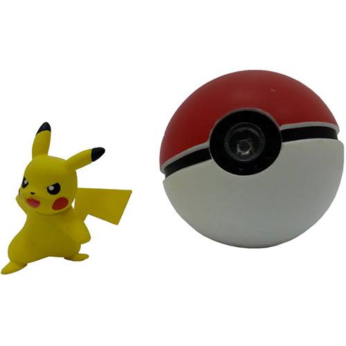 Tamanhos, Medidas e Dimensões do produto Pokémon Pokébola + Pikachu - Tomy