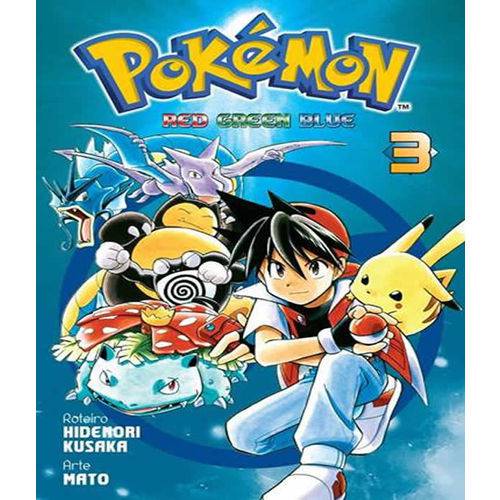 Tamanhos, Medidas e Dimensões do produto Pokemon Red Green Blue - Vol 03
