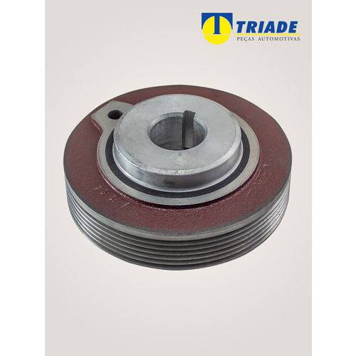 Tamanhos, Medidas e Dimensões do produto Polia Antivibratória do Virabrequim – Damper - Marca Triade T-128 - Citroen / Peugeot - Cod. Original 0515