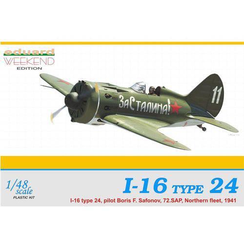 Tamanhos, Medidas e Dimensões do produto Polikarpov I-16 Type 24 - 1/48 - Eduard 8468