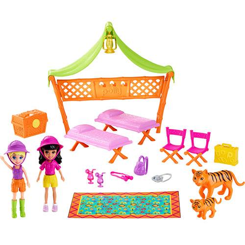 Tamanhos, Medidas e Dimensões do produto Polly Pocket Safari Festa do Pijama - Mattel