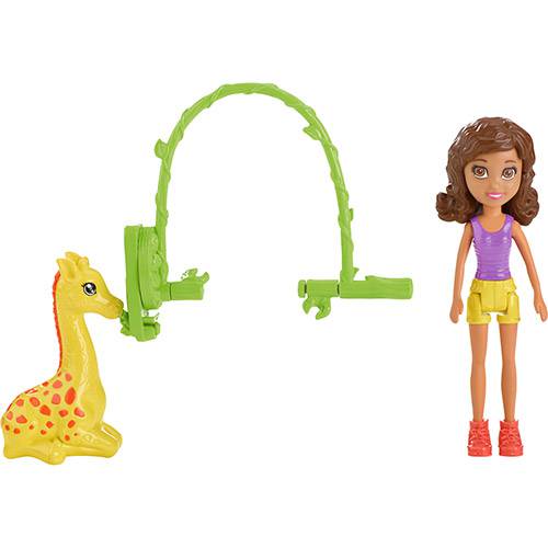 Tamanhos, Medidas e Dimensões do produto Polly Pocket Surpresa Safari Shani Jump Rope - Mattel