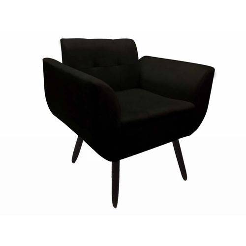 Tamanhos, Medidas e Dimensões do produto Poltrona Decorativa Amanda Preta