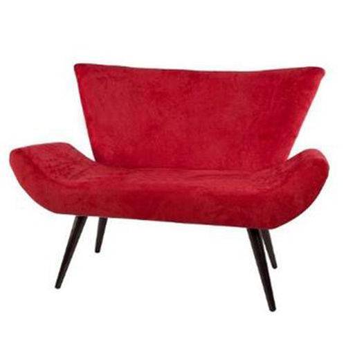 Tamanhos, Medidas e Dimensões do produto Poltrona Namoradeira Decorativa Cronos - Vermelho - House Decor