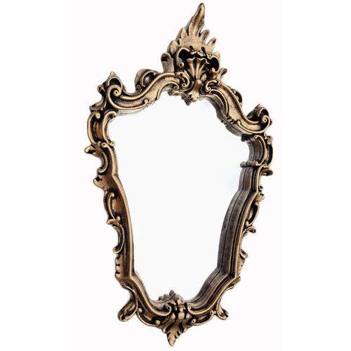Tamanhos, Medidas e Dimensões do produto PopDecorei - Espelho Veneziano Vintage Ouro Envelhecido 68x42cm