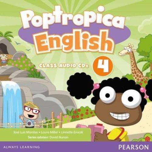 Tamanhos, Medidas e Dimensões do produto Poptropica English American Edition 4 Audio Cd