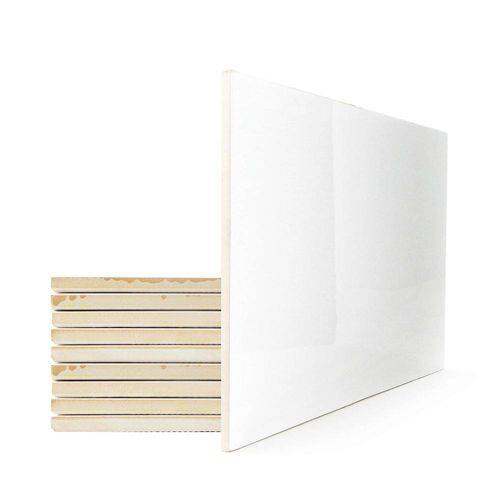 Tamanhos, Medidas e Dimensões do produto Porcelanato Branco para Sublimação 20x30cm