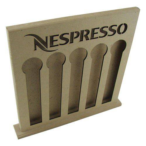 Tamanhos, Medidas e Dimensões do produto Porta Cápsulas para Café Espresso de Mdf Madeira Crua - 26 X 27 Cm
