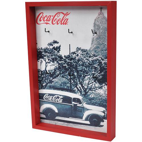Tamanhos, Medidas e Dimensões do produto Porta-Chaves Coca-Cola Madeira Landscape Rio de Janeiro Urban - (32x22x4,5cm)