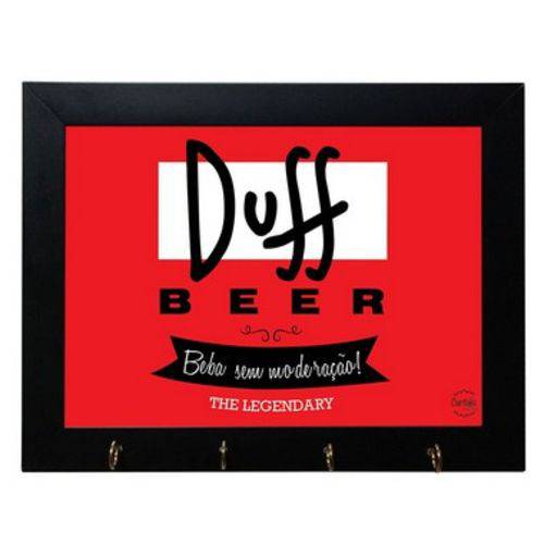 Tamanhos, Medidas e Dimensões do produto Porta Chaves Decorativo Duff Beer - 18x24cm