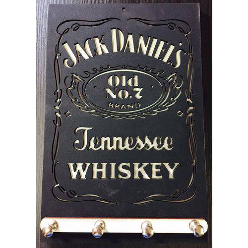 Tamanhos, Medidas e Dimensões do produto Porta Chaves Jack Daniel's em Mdf Tamanho 15 X 22 Cm