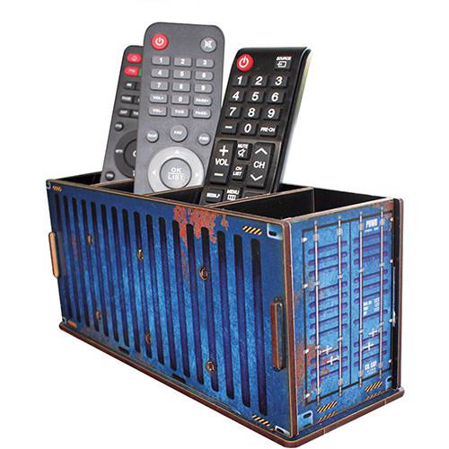 Tamanhos, Medidas e Dimensões do produto Porta Controle Container 5005 Azul - At.home
