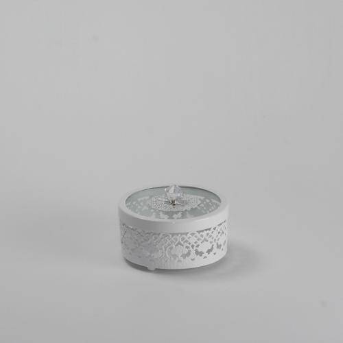 Tamanhos, Medidas e Dimensões do produto Porta Jóia Cinzelado White