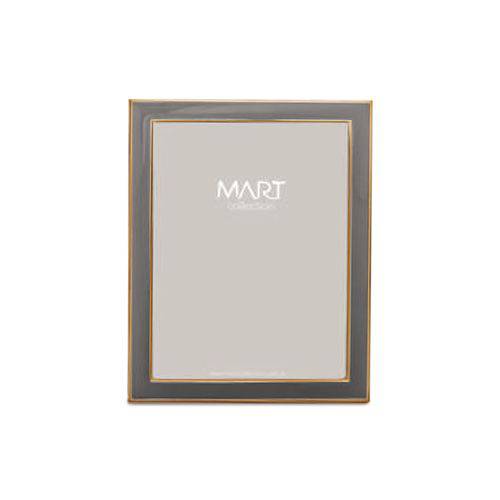 Tamanhos, Medidas e Dimensões do produto Porta Retrato Cinza em Metal 15x20cm - Mart