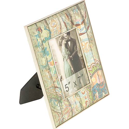 Tamanhos, Medidas e Dimensões do produto Porta-Retrato Elefante India 13x18cm Colorido - Oldway