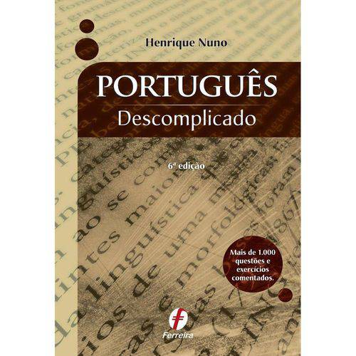Tamanhos, Medidas e Dimensões do produto Portugues Descomplicad0 - Ferreira