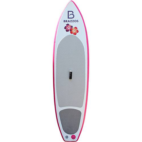 Tamanhos, Medidas e Dimensões do produto Prancha de Stand Up Paddle Inflável Brazzos Modelo S Branco Flor 10 Pés