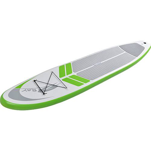 Tamanhos, Medidas e Dimensões do produto Prancha Stand Up Inflável Jilong Modelo Z-Ray Sup S 3,3M Branco e Verde
