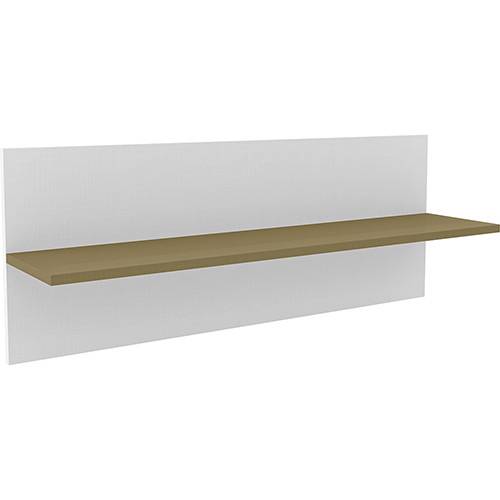 Tamanhos, Medidas e Dimensões do produto Prateleira MDP Larga Sonhare 9D91 Branco/Cappuccino 34,5x90,21,5cm - Móveis Rodial