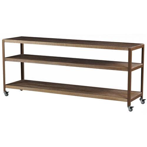 Tamanhos, Medidas e Dimensões do produto Prateleira Shelf Mad Driftwood Base Aco 1,81 Mt (Larg)-38355