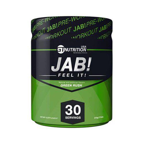 Tamanhos, Medidas e Dimensões do produto Pré Treino Jab - Gt Nutrition - 213grs