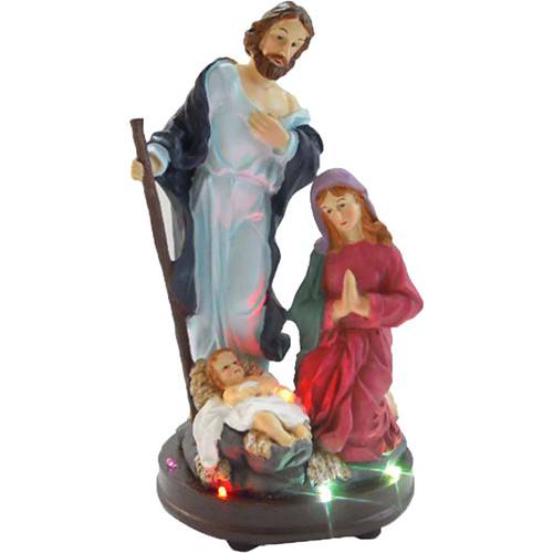 Tamanhos, Medidas e Dimensões do produto Presépio com LED José, Maria e Menino Jesus - Orb Christmas