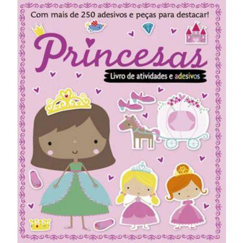 Tamanhos, Medidas e Dimensões do produto Princesas - Livro de Atividades e Adesivos