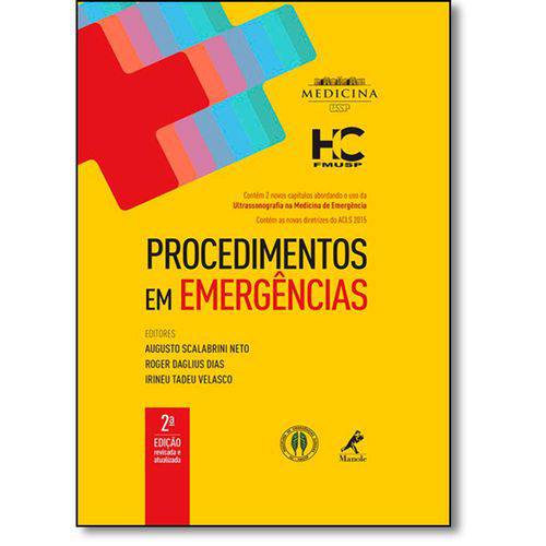 Tamanhos, Medidas e Dimensões do produto Procedimentos em Emergencias - 2 Ed