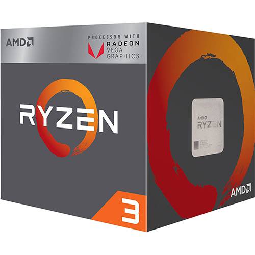Tamanhos, Medidas e Dimensões do produto Processador AMD Ryzen 3 2200g 3.5ghz 6mb Am4 (YD2200C5FBBOX)
