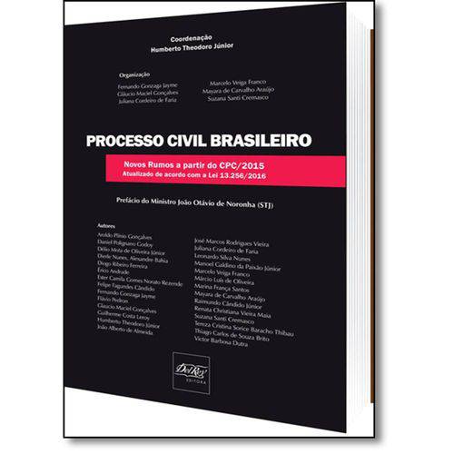Tamanhos, Medidas e Dimensões do produto Processo Civil Brasileiro - Del Rey