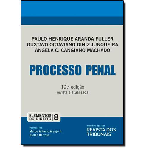 Tamanhos, Medidas e Dimensões do produto Processo Penal - Vol.8 - Colecao Elementos do Di05