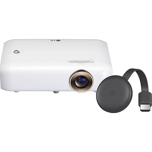 Tamanhos, Medidas e Dimensões do produto Projetor LG CineBeam PH550 + Chromecast 3