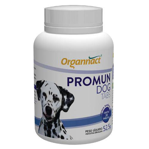 Tamanhos, Medidas e Dimensões do produto Promun Dog Tabs Organnact 52,5 Gr