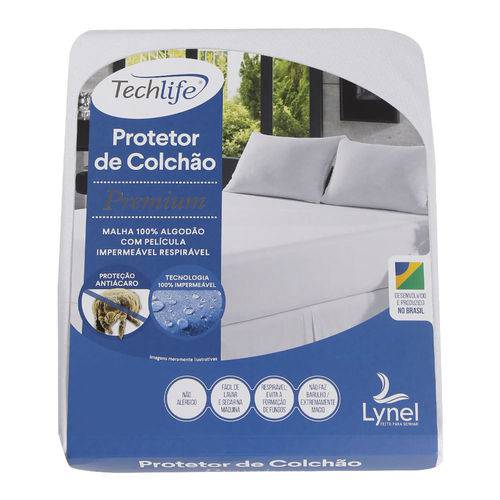 Tamanhos, Medidas e Dimensões do produto Protetor de Colchão Impermeável Lynel Tech Life Premium - Casal (25cm)
