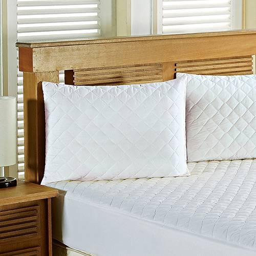 Tamanhos, Medidas e Dimensões do produto Protetor de Travesseiros 50x70cm Sleep Branco - Casaborda Enxovais