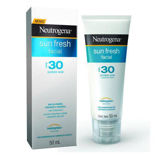 Tamanhos, Medidas e Dimensões do produto Protetor Solar Facial Neutrogena Sun Fresh Fps 30 50ml