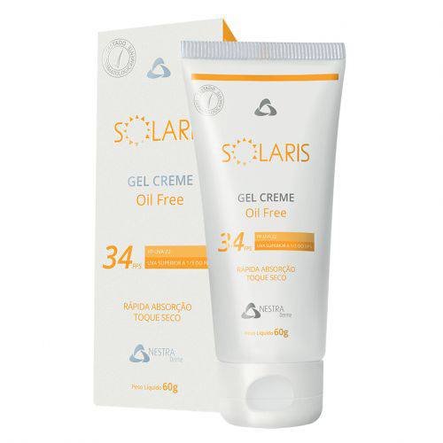 Tamanhos, Medidas e Dimensões do produto Protetor Solar Solaris Gel Creme Fps 34 Nestra Derme do Brasil