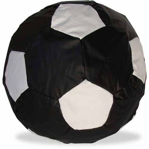 Tamanhos, Medidas e Dimensões do produto Puff Infantil Ball Futebol Courino Preto/Branco - Stay Puff