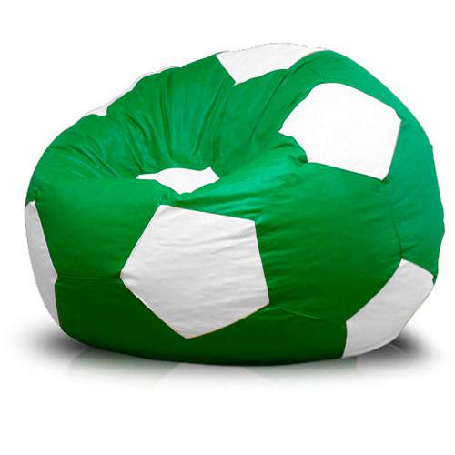 Tamanhos, Medidas e Dimensões do produto Puff Infantil Bola Super em Courino - Phoenix Puff Verde/Branco