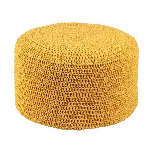 Tamanhos, Medidas e Dimensões do produto Puff Pastilha Crochê Amarelo