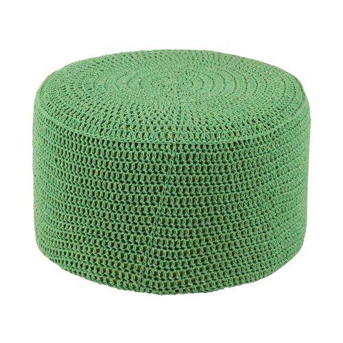 Tamanhos, Medidas e Dimensões do produto Puff Pastilha Crochê Verde