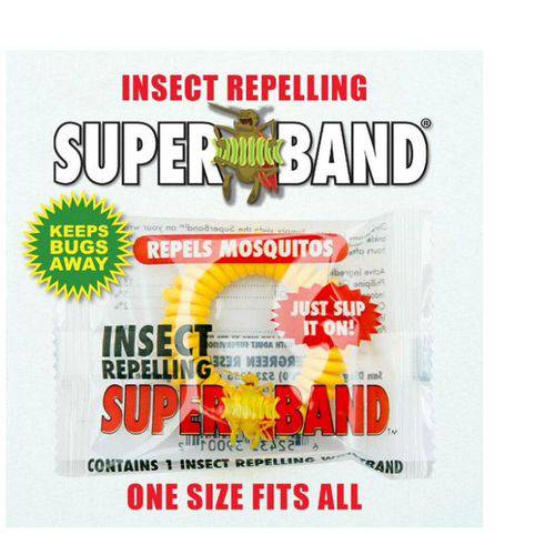 Tamanhos, Medidas e Dimensões do produto Pulseira Repelente de Insetos Super Band
