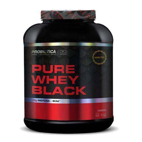 Tamanhos, Medidas e Dimensões do produto Pure Whey Black - 2000g Morango - Probiotica