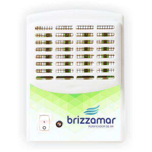 Tamanhos, Medidas e Dimensões do produto Purificador Ionizador e Ozonizador de Ar, 80m³ - Brizzamar