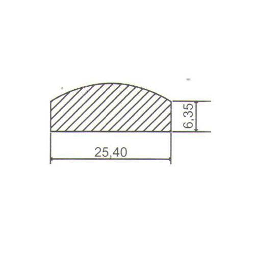 Tamanhos, Medidas e Dimensões do produto Puxador Duplo para Porta Pauma Alumínio Cromado 299 50cm