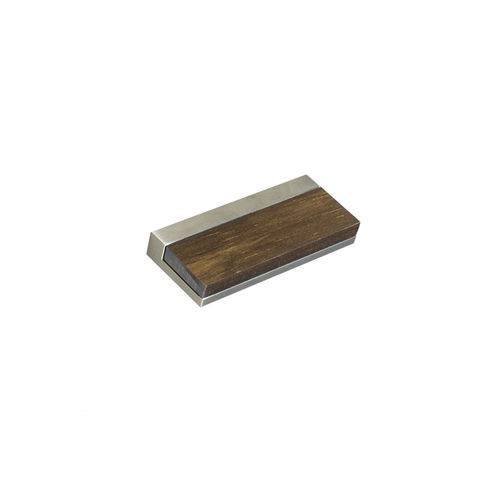 Tamanhos, Medidas e Dimensões do produto Puxador Scandinavian 16mm Wood Níquel Escovado