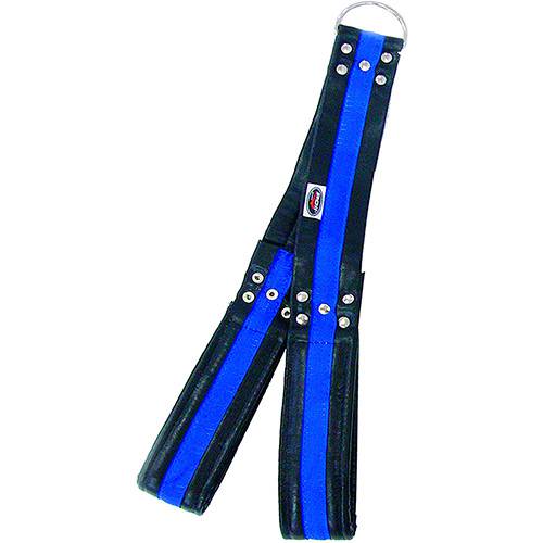 Tamanhos, Medidas e Dimensões do produto Puxador Tríceps VIP Preto/Azul - Polimet