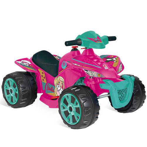 Tamanhos, Medidas e Dimensões do produto Quadriciclo Elétrico 6V Barbie - Brinquedos Bandeirante