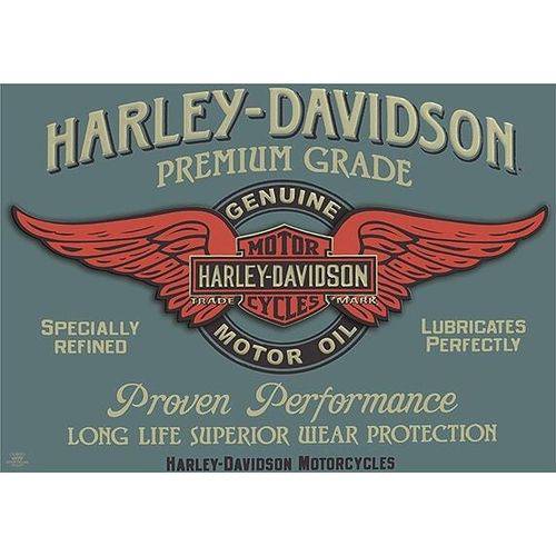 Tamanhos, Medidas e Dimensões do produto Quadro com Relevo Harley-davidson Premium